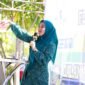 Ketua TP PKK Kabupaten Barru drg Hj Ulfah Nurul Huda Suardi, MARS saat menghadiri Pencanangan Pekan Imunisasi Nasional (PIN) Polio Tahun 2024 Tingkat Kabupaten Barru, Selasa (23/07/2024)