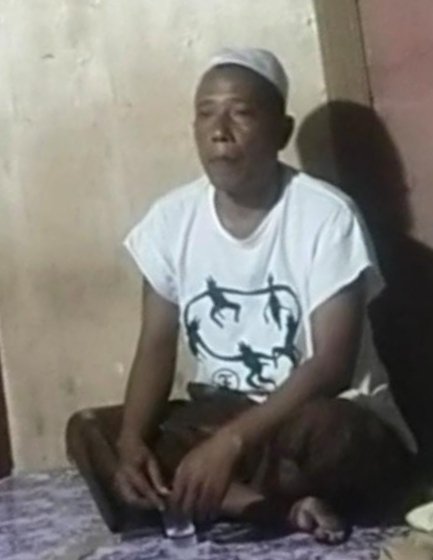 Pedagang Ikan asal Soppeng Unding yang dilaporkan atas kasus dugaan penipuan, Senin (2/7/2024)