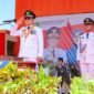 Upacara peringatan detik-detik Proklamasi Hari Ulang Tahun (HUT) Kemerdekaan Republik Indonesia Ke-79 Tahun 2024 Tingkat Kabupaten Barru berlangsung sukses dan khidmat di lapangan Sumpang Binangae, Kecamatan Barru, pada Sabtu (17/8/2024).