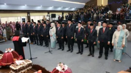 Sebanyak 25 anggota DPRD Barru resmi dilantik, Selasa (10/9/2024)