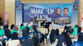 Suasana kegiatan make up class di Bola Soba'e, Barru, Jumat (27/9/2024).