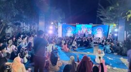 Suasana acara Bazar Jalur dua dokter Ulfah-MHG, Sabtu (5/10/2024) malam.