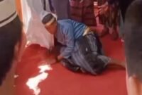 Penari Mangaru di rumah mempelai pengantin wanita di Pangkep, Fajar meninggal dunia usai menusuk keris bagian dadanya, Selasa (29/10/2024).