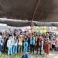 Dokter Ulfah-MHG bersama warga dusun Labuangnge, Desa Kupa, Kecamatan Mallusetasi, Barru, Jumat (1/11/20204).