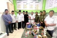 Komisioner Baznas Barru saat kunjungan studi tiru di kantor Baznas Barru, Rabu (10/09/2025).