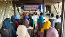 Suasana reses anggota DPRD Barru, Syahrul Ramdani di Lampoko, Kecamatan Balusu, Barru, Senin (08/12/2025).