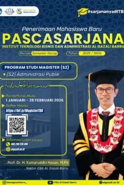 Kabar Baik! Pendaftaran Studi Magister S2 Kembali Dibuka di ITBA Al Gazali Barru