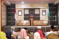 Wali Kota Parepare, Tasming Hamid membuka Orientasi Mubaligh, Pengurus Masjid dan Pelatihan Operator Masjid di Auditorium BJ Habibie, Kamis (12/2/2026).