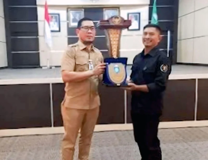 Sekda Kota Parepare, Amarung Agung Hamka membuka Workshop Jurnalistik Kehumasan di Auditorium BJ Habibie, Senin (2/1/2026).