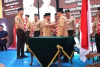 Wali Kota Parepare, Tasming Hamid hadiri pelantikan Majelis Pembimbing dan Pengurus Kwartir Cabang (Kwarcab) Gerakan Pramuka Kota Parepare Masa Bakti 2025–2030, Rabu (14/1/2026).