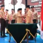 Wali Kota Parepare, Tasming Hamid hadiri pelantikan Majelis Pembimbing dan Pengurus Kwartir Cabang (Kwarcab) Gerakan Pramuka Kota Parepare Masa Bakti 2025–2030, Rabu (14/1/2026).