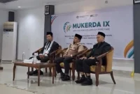 Wali Kota Parepare, Tasming Hamid membuka Musyawarah Kerja Daerah (Mukerda) IX DPD Wahdah Islamiyah Kota Parepare di Balai Ainun BJ Habibie di Jl Alwi Abdul Jalil Habibie, Kelurahan Mallusetasi, Kecanatan Ujung, Kota Parepare, Sulawesi Selatan, Minggu (11/1/2026). (Foto: Ist).