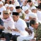 emerintah Kota (Pemkot) Parepare bersama Kementerian Agama, Majelis Ulama Indonesia (MUI), Dewan Masjid Indonesia (DMI), Badan Komunikasi Pemuda Remaja Masjid Indonesia (BKPRMI), jajaran Forkopimda, serta ribuan elemen masyarakat menggelar Sholat Istisqa di Lapangan Andi Makkasau, Kota Parepare, Jumat (4/9/2026).