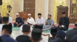 Wali Kota Parepare, Tasming Hamid, membuka kegiatan Pembinaan Mental dan Religiusitas Ke-3 bagi pelajar kelas 3 atau kelas 9 SMP se-Kota Parepare, yang berlangsung di Masjid Agung Ambo Dalle, Jumat (4/9/2026).