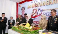 Bupati Andi Ina Hadiri Acara Puncak HUT ke-80 Bhayangkara di Polres Barru