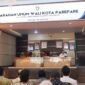 Rapat Koordinasi Peningkatan Kinerja yang dirangkaikan dengan Sosialisasi Manajemen Talenta Pemerintah Kota Parepare di Auditorium BJ Habibie, Kamis (1/10/2026).